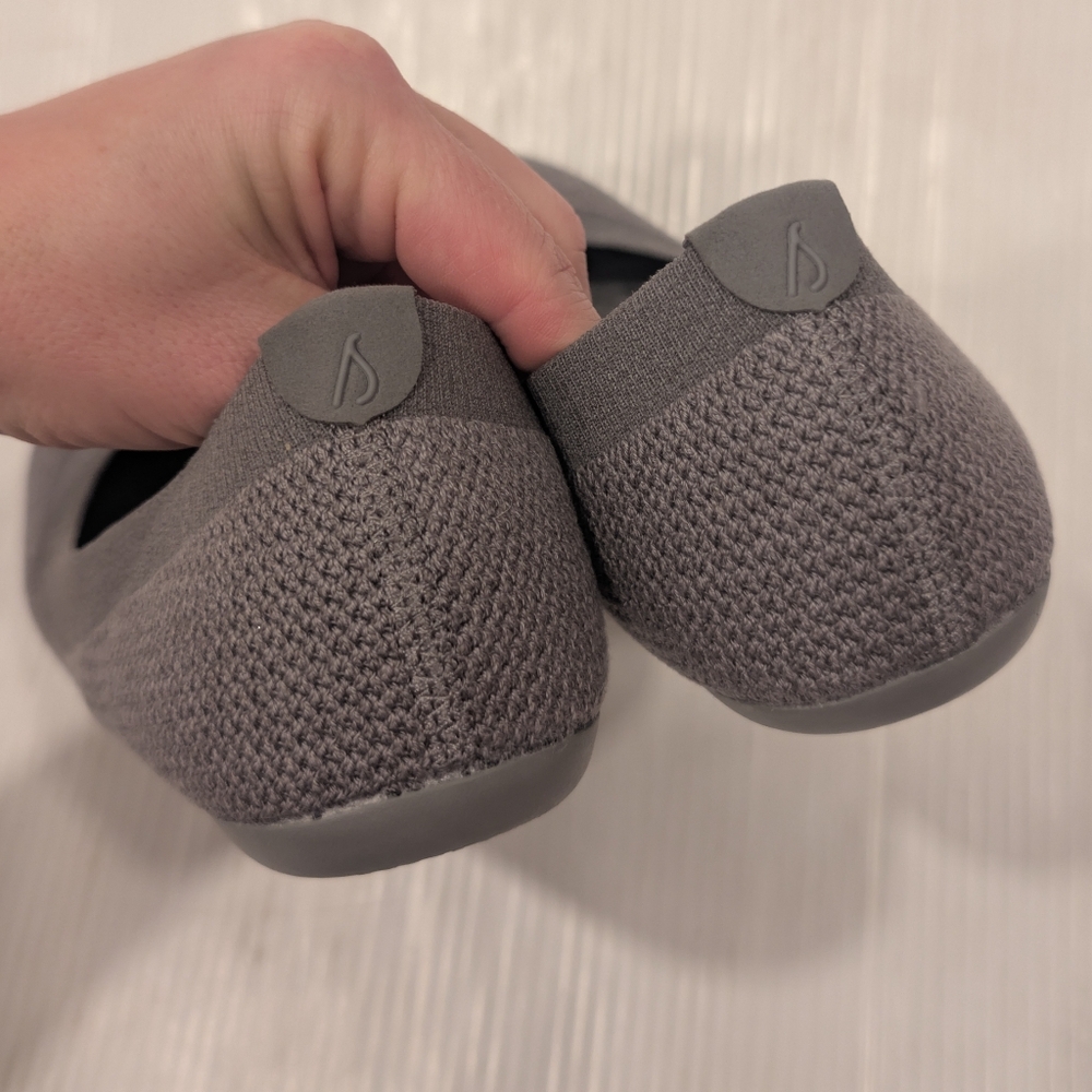 ALLBIRDS Women's Tree Breezers Breathable Woven Gray Flats Size 10.5 - Picture 6 of 9